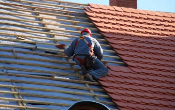 roof tiles Swinbrook, Oxfordshire